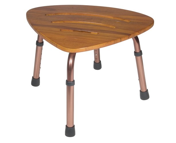 Adjustable Teak Bath Bench