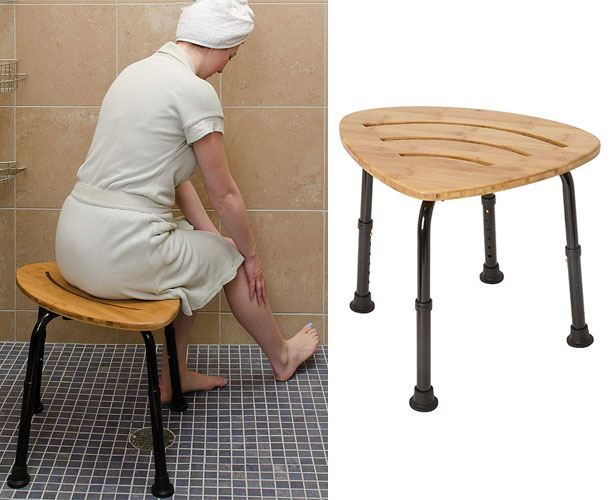 Bamboo Shower Chair Stool