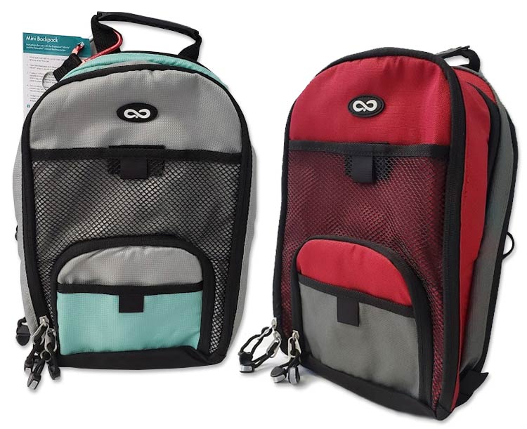 EL-MNBKPKRDEA EnteraLite Infinity Mini Backpack sku EL-MNBKPKRDEA