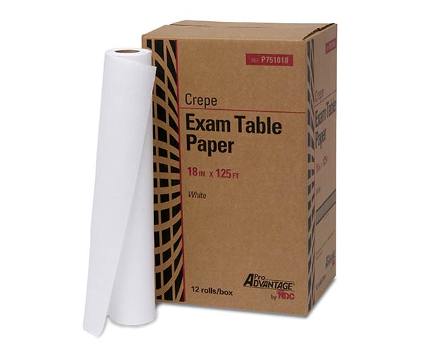 Pro Advantage Exam Table Paper, Crepe