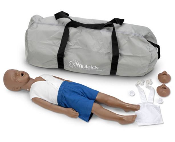 Kyle African-American Cpr Manikin & Carry Bag (3-Year-Old) - KYLEAFR3YO - Personal Care  sku KYLEAFR3YO