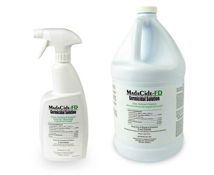 Madacide FD Fast Drying Disinfectant Cleaner - MADACIDEF1GALCASE - Personal Care  sku MADACIDEF1GALCASE