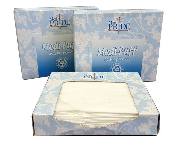 MediPuff Facial Tissues, Junior Size, 40 ct