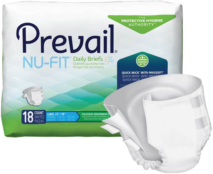 Nu-Fit Adult Briefs - NFIT-AB3XL - Personal Care  sku NFIT-AB3XL