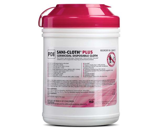 Sani-Cloth Plus Germicidal Disposable Wipes