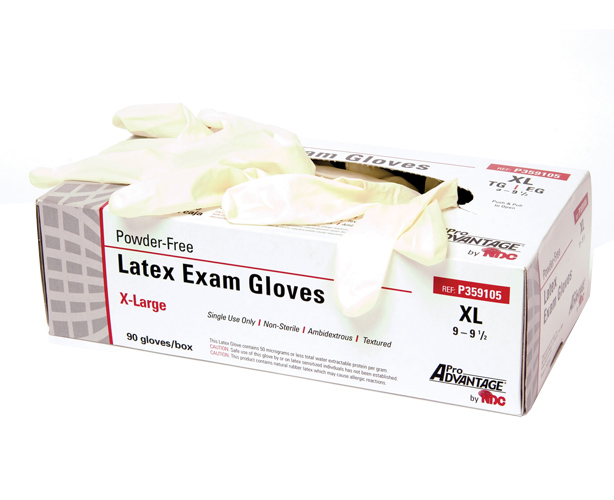 Pro-Advantage Powder Free Latex Exam Gloves