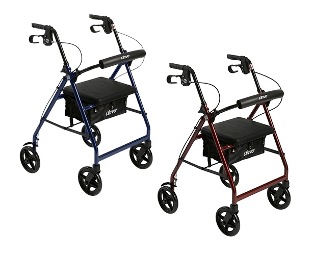 Aluminum Rollator Rolling Walker