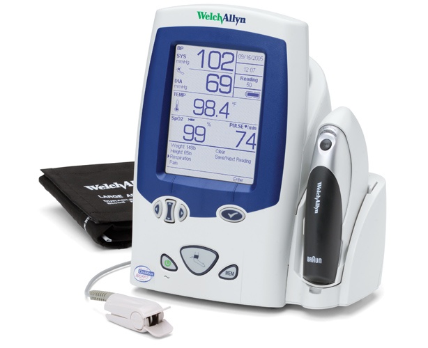 welch allyn spot vital signs lxi troubleshooting