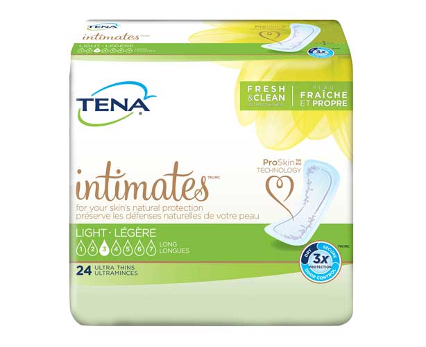 TENA Serenity Intimates Ultra Thin Pads, Light, Long